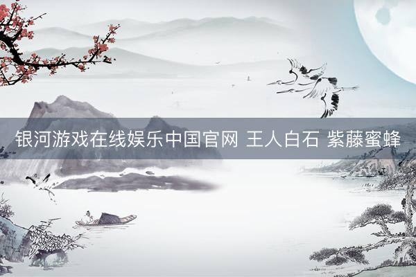 银河游戏在线娱乐中国官网 王人白石 紫藤蜜蜂